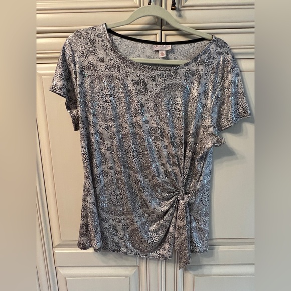 Dress Barn dressy, shimmer top size XL - Picture 1 of 4
